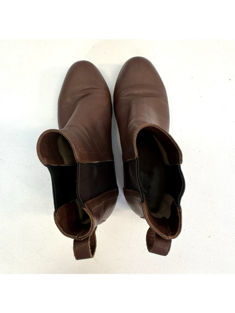 Poppy Barley Chelsea Boots Womens Size 6 Brown Leather Pull On Ankle — image 6 of 8